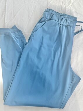 Lululemon Sz 12 Stretch Blue High-Rise 
Full LengthBlue Drawstring Joggers